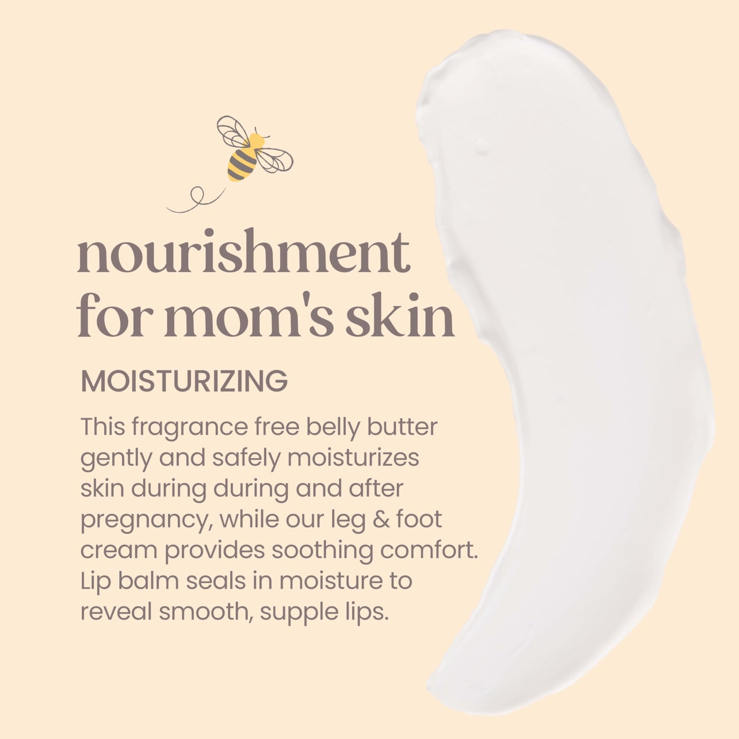 Burt's Bees Pregnancy Essentials Christmas Gifts Set, 3 Baby Shower Products & Must Have Baby Registry Items, Nourishing Skincare for Mom to be - Mama Belly Butter, Original Lip Balm, Leg & Foot Cream