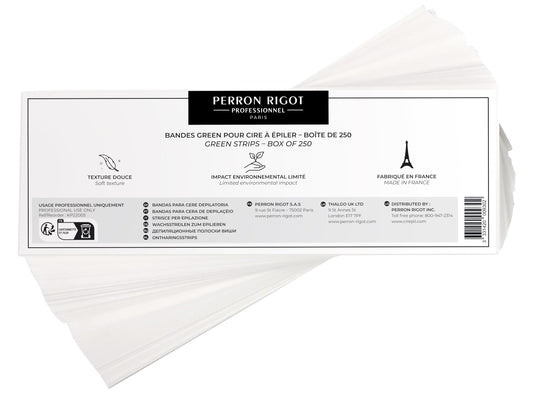 Cirepil - Organic Waxing Strips - Smooth Non-Woven Stros for Waxing - Highly Resilient - Removes Hair Without Breakage - 250 Units