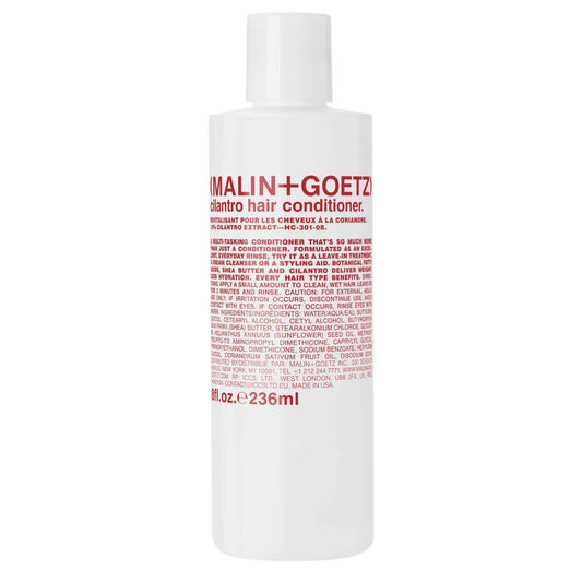 MALIN+GOETZ cilantro conditioner ‚Äîresidue-free, lightweight scalp treatment. conditions, detangles, balances pH, intensely hydrates. tames frizz for all hair types. vegan & cruelty-free, 8 Fl oz