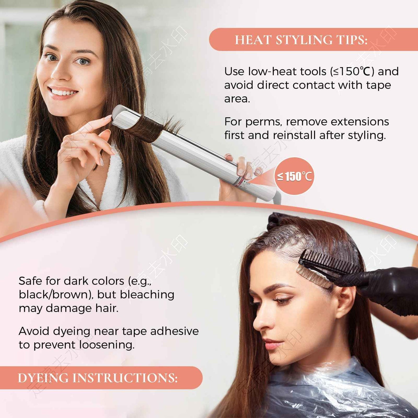 MEI YUAN LIN invisible tape in hair extensions human hair 14Inch 3/8/22 Dark Brown Fading To Brown and Blonde 20pcs 40G remy Hair Extensions PU weft yarn for Party