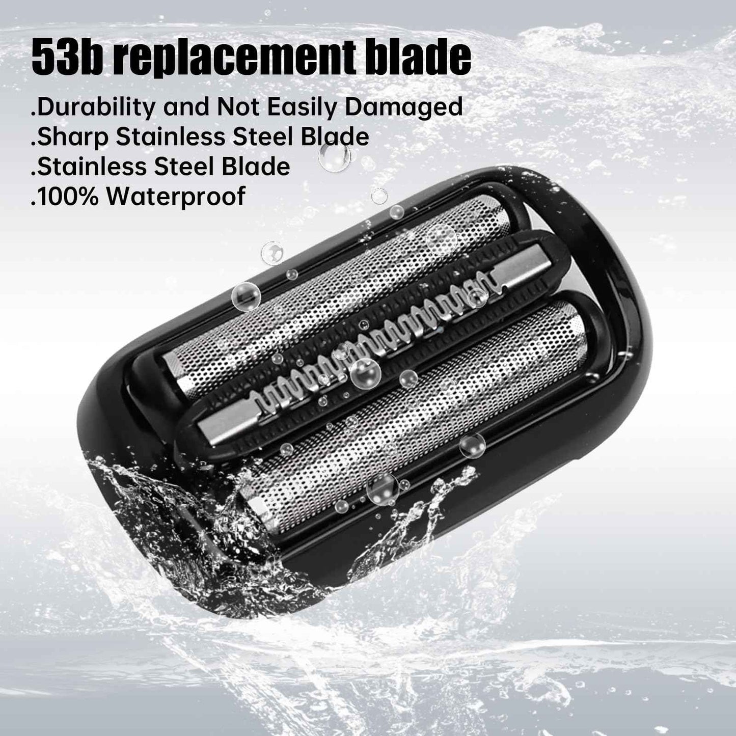 S5 Replacement Shave Head 53B Foil & Cutters Compatible with Series 5 Electric Razors for S6 5762, 5764, 6075cc, 6020s, 6040cs