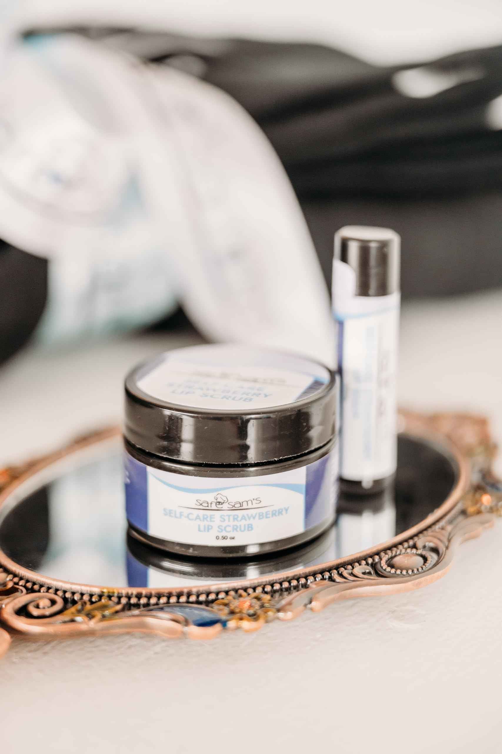 Safe Sam's Lip Balm and Lip Scrub Duo