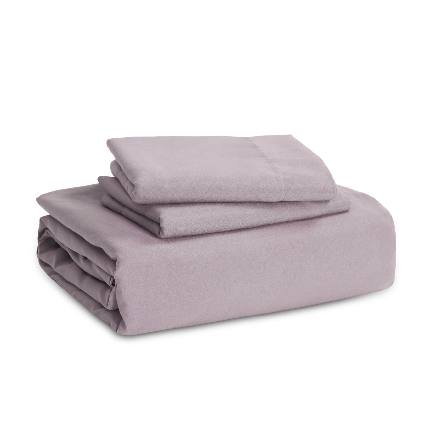 Bedsure Dusty Purple Twin Duvet Cover Set - Soft Prewashed Duvet Cover Twin Size, 2 Pieces, 1 Duvet Cover 68x90 Inches with Zipper Closure and 1 Pillow Sham, Comforter Not Included