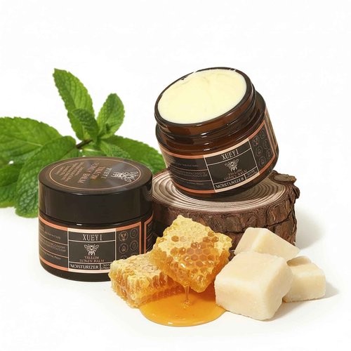 BRICKSWAN Tallow and Honey Balm - Beef Tallow for Skin, Moisturizer with Organic Grass-Fed Beef Tallow & Raw Wild Honey, Keep Skin Moist, All-Natural Moisturizer（2 Pack, 3.52Oz）