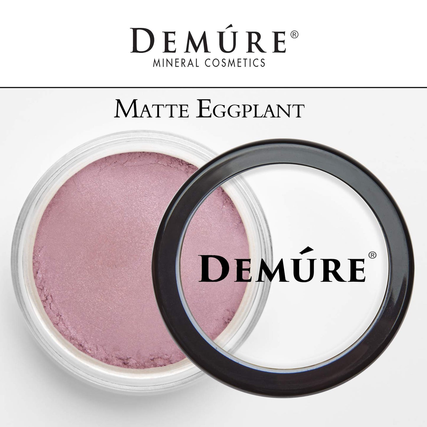 Demure Mineral Make Up (Eggplant) Eye Shadow, Matte Eyeshadow, Loose Powder, Eye Makeup, Professional Makeup