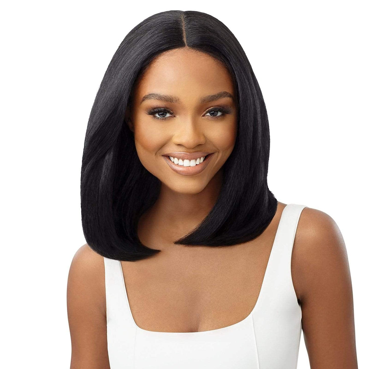 Outre EveryWear Synthetic HD Lace Front Wig - EVERY 15 (1B Off Black)