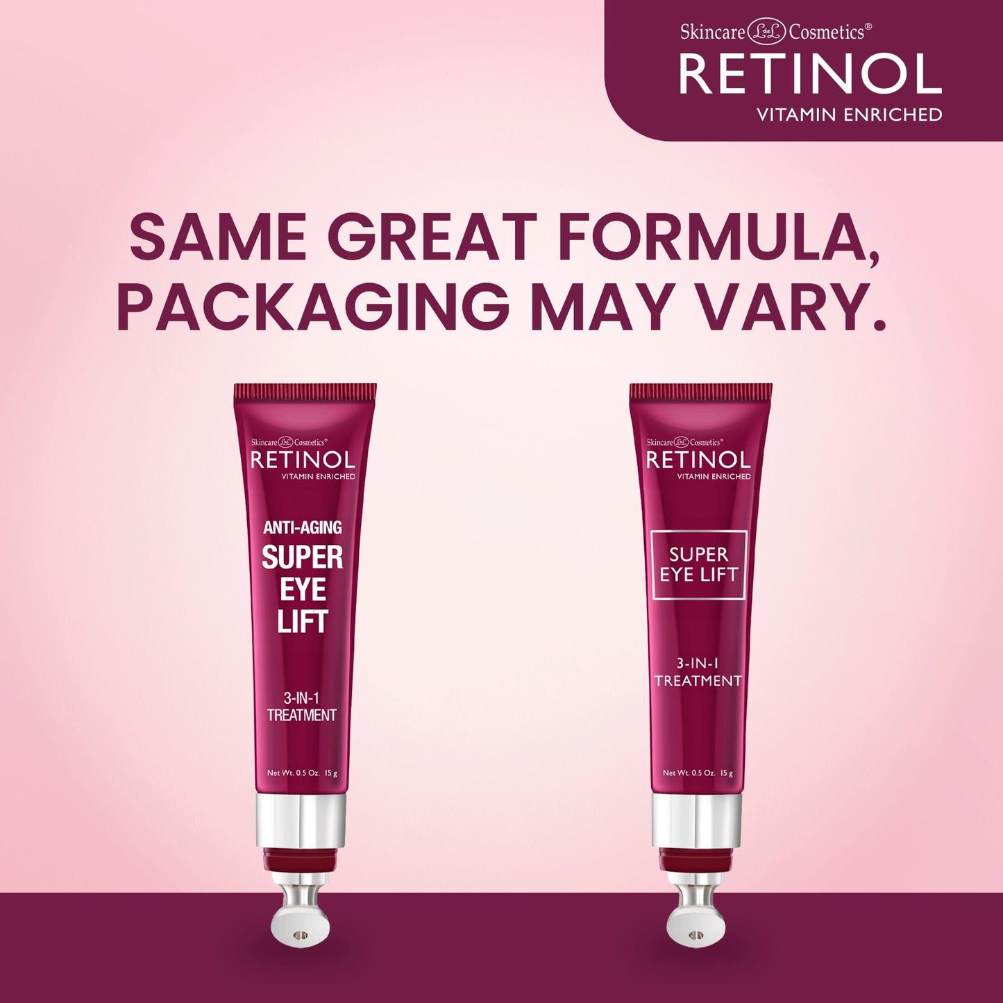 Retinol Super Eye Lift - A luxurious 3-in-1 treatment fights the look of dark circles, wrinkles, and puffy eyes