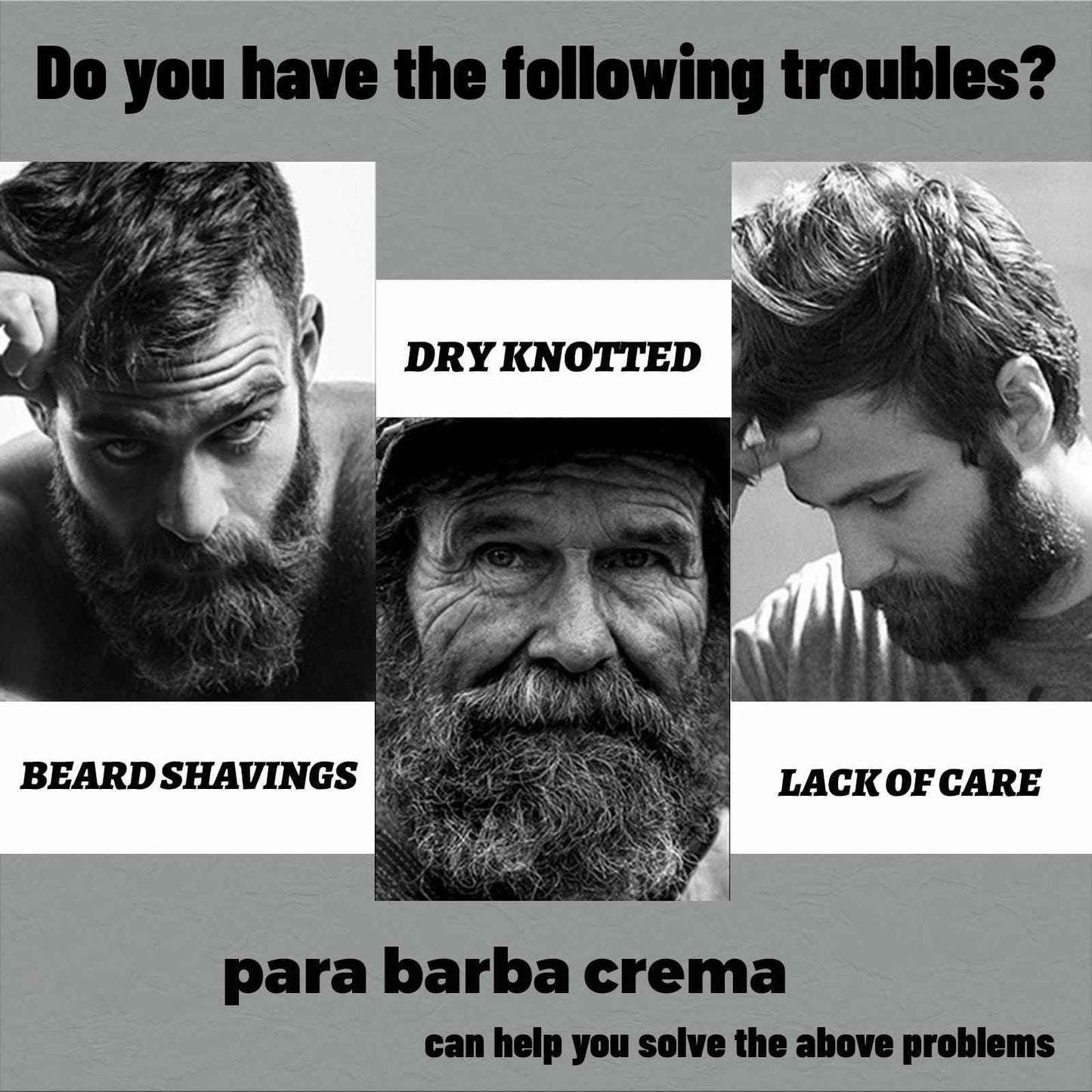 Para Barba, Crecimiento De Barba Para Hombre, Beard Stimulating Balm Beard Cream, Estimulante De Barba Ultra Potente, Beard Balm for Men Growth Oil, Balsamo Negro Moisturizes Strengthens (1PCS)