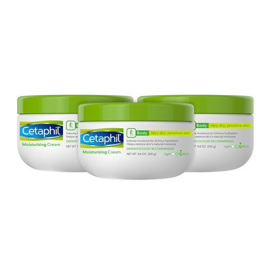 Cetaphil Moisturizing Cream, 8.8 oz (Pack of 3)