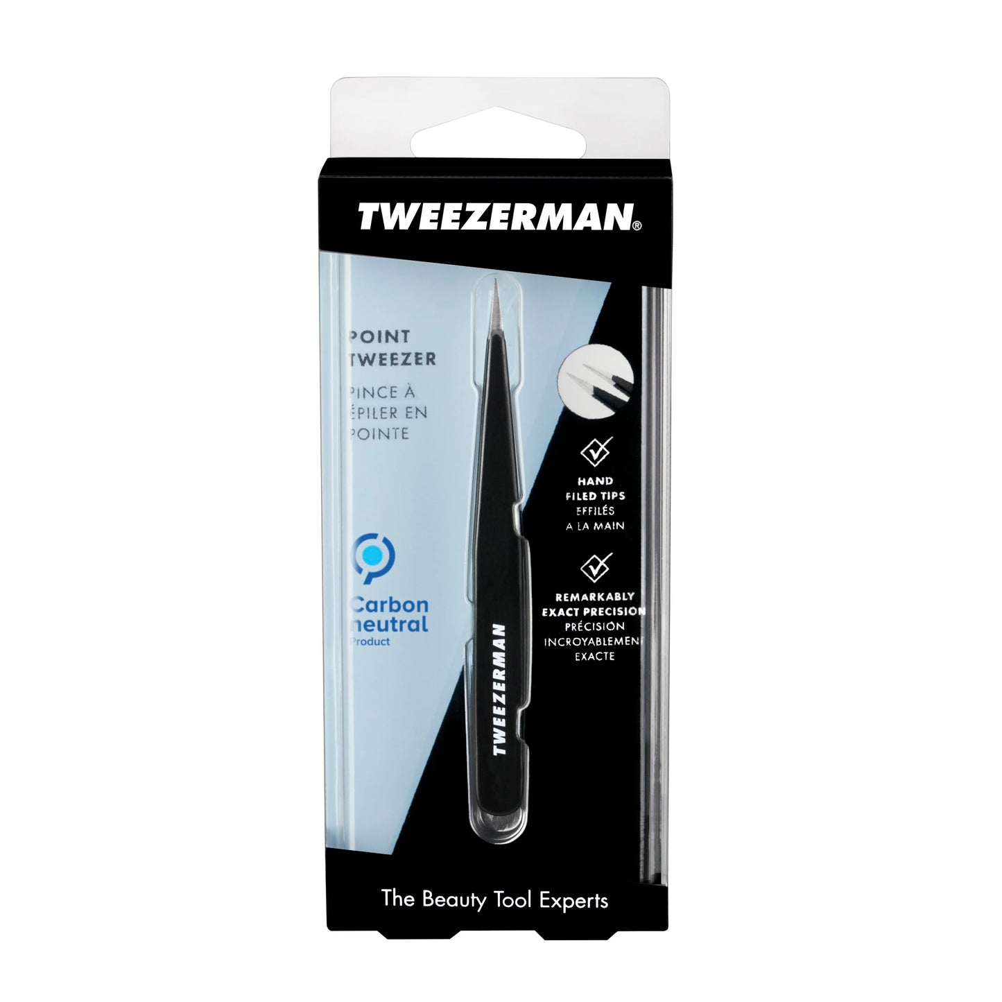 Tweezerman Point Tweezer - Model No. 24-BR, Midnight Sky, 1 Count