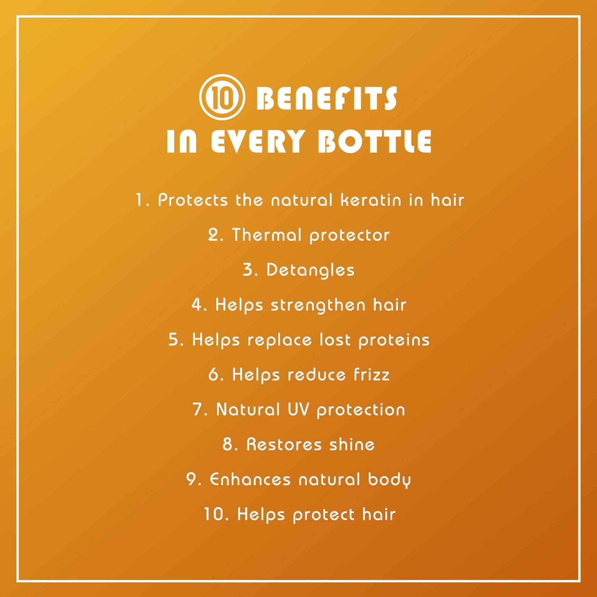 Its A 10 + Keratin Mir Le Size 2z Its A 10 + Miracle Leave-In Plus Keratin, 2 Fl. Oz (Pack of 3)