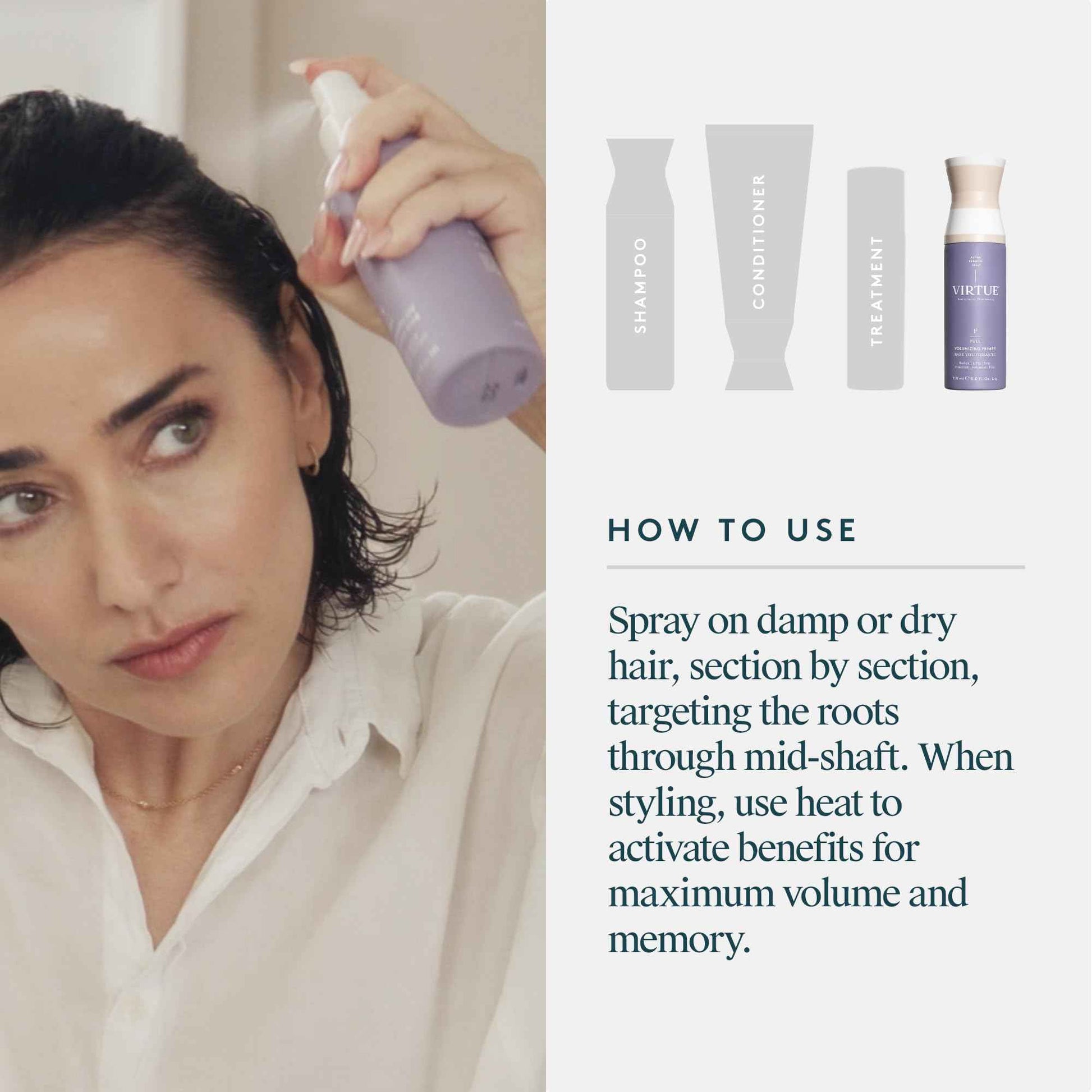 Virtue Volumizing Hair Primer Spray