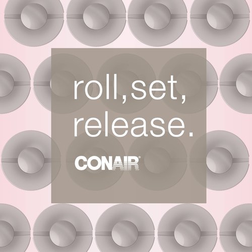 INFINITIPRO BY CONAIR Ceramic Flocked Hot Rollers for Long, Medium, and All Hair - Hair Curler - Hair Roller Clips Included - 2 inch Rollers