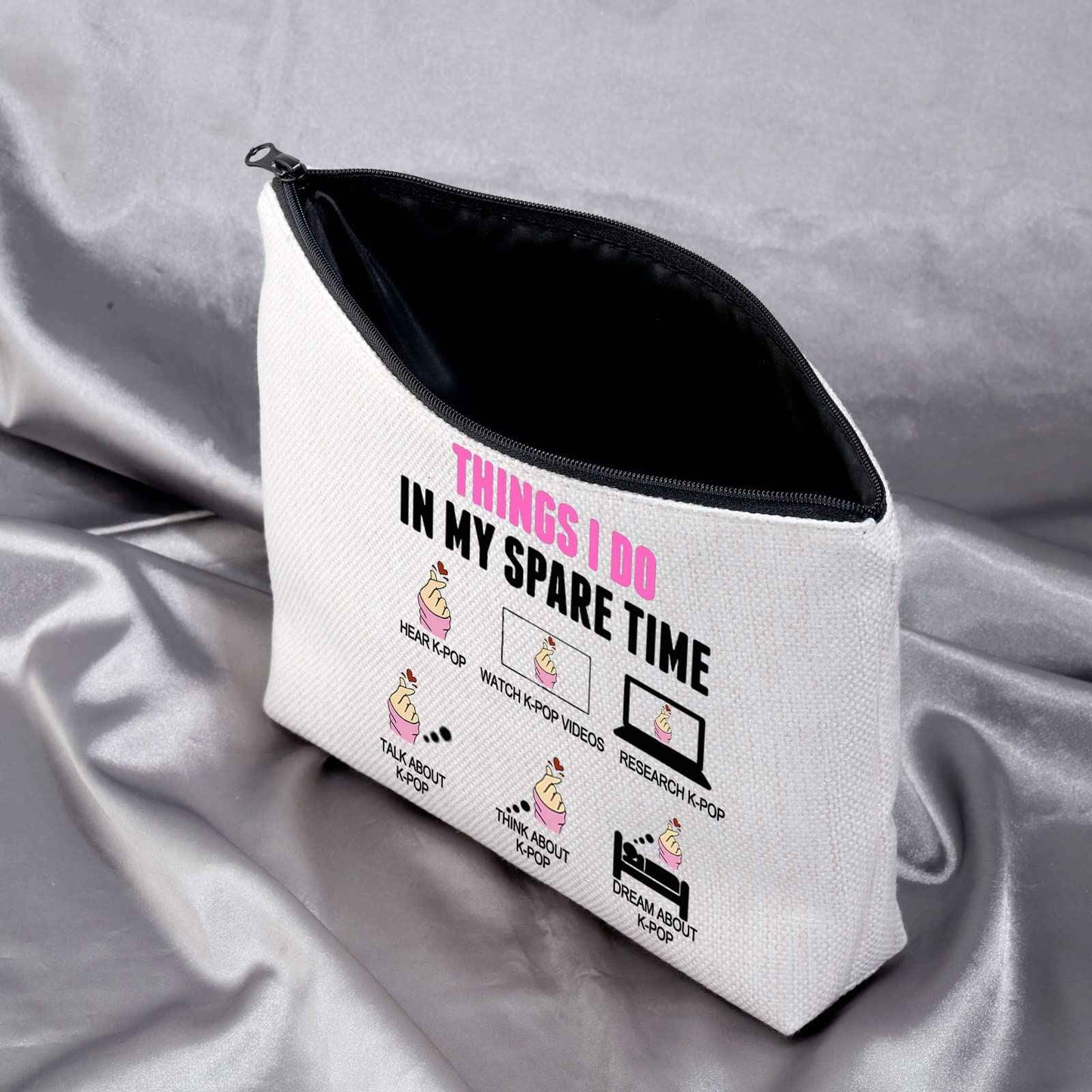 MEIKIUP Funny K-Drama Lover Gift Korean Merchandise Korean Drama Fan Gift K-Drama Women Makeup Bag (ThingsinmySpareTimeBAG)