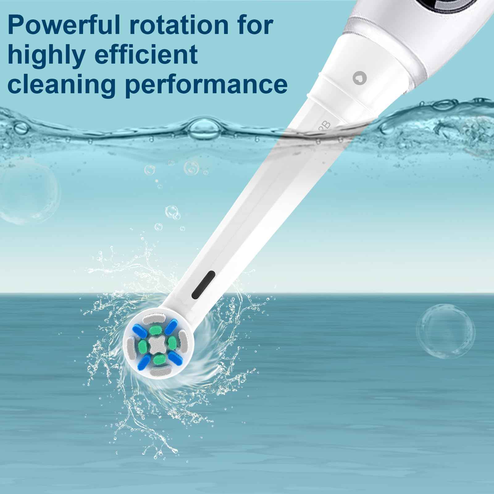 iO Replacement Heads Compatible with Oral B IO 2/3/4/5/6/7/8/9/10 Series Electric Toothbrush,Compatible with Oral B io Series Toothbrush Heads with Medium Bristles