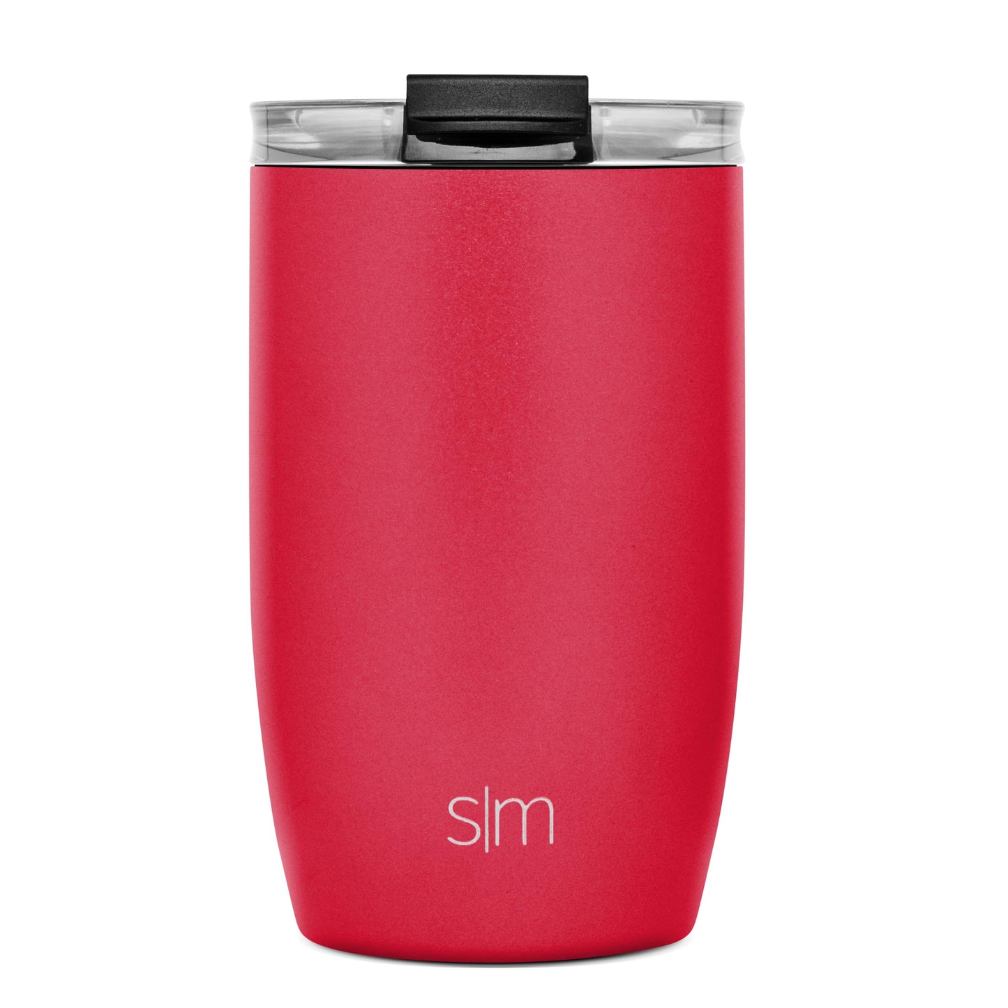 Simple Modern Travel Coffee Mug Tumbler with Flip Lid | Reusable Insulated Stainless Steel Cold Brew Iced Coffee Cup Thermos | Gifts for Women Men Him Her | Voyager Collection | 12oz | Ember Red