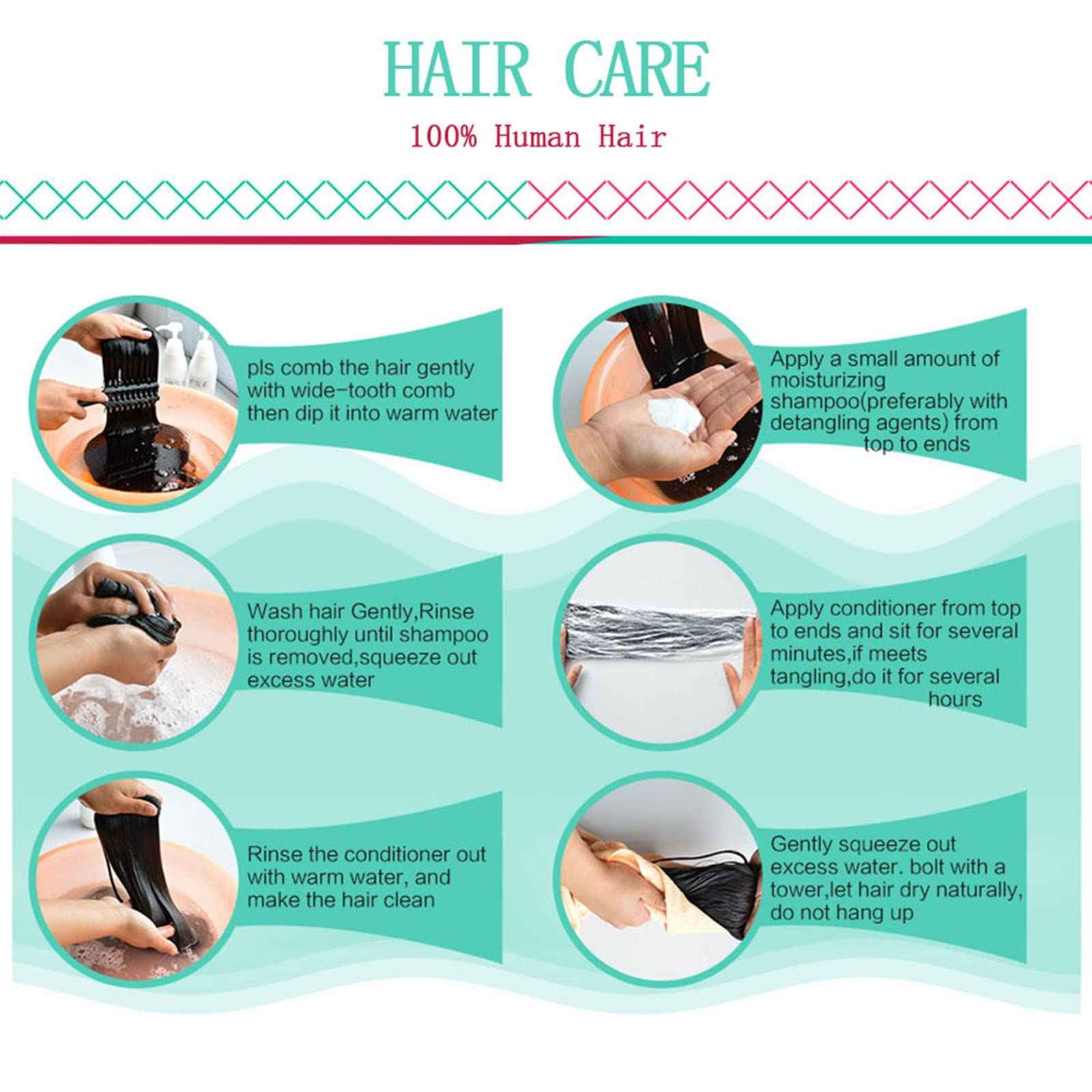 JTdebade Deep Wave Human Hair bundles 10 Inch 12A Grade Brazilian Hair 100% Virgin Weave Bundles Human Hair for Black Women (10'' 10'' 10'' 10'')