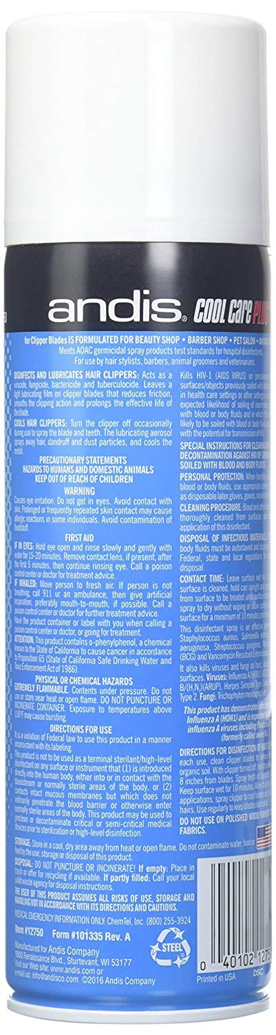 Andis DPD Cool Care Plus 5 in 1 for Clipper Blades - 15.5 Ounce