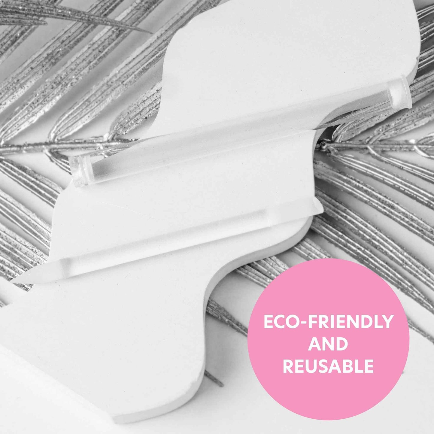 BONA FIDE BEAUTY Premium Czech Glass Cuticle Pusher Set, 3-Pieces Manicure Stick Bundle - Clear, Blue, and Pink