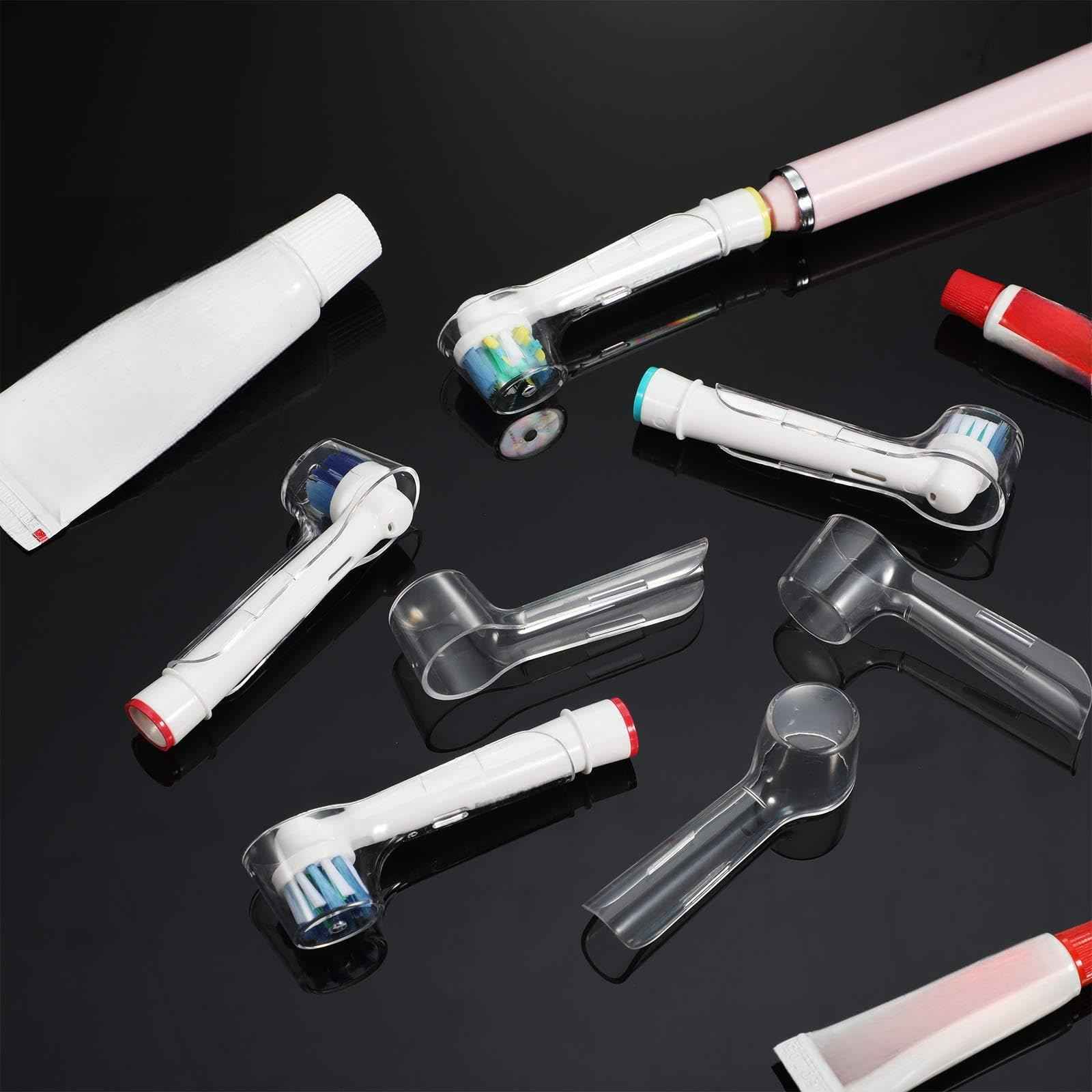 Patelai Electric Toothbrush Cover Caps Reusable Replacement Brush Heads Cover Caps to Keep Dust Away Convenient for Travel Camping Family and More Sanitary(12 Pieces)