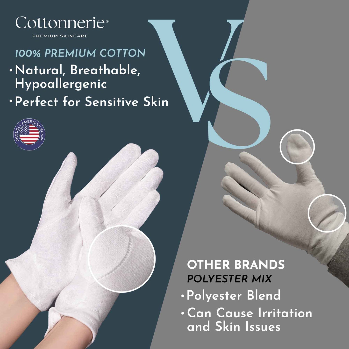 7 Pairs Cottonnerie Cotton Gloves for Dry Hands Sleeping, Moisturizing Gloves Overnight, Hand Moisturizer Gloves, Moisture Gloves for Dry Hands Overnight, Eczema Gloves, Medium, Black