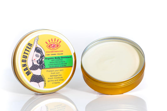 Drymen Products Manbutter 4oz Full Body Butter Skincare Healing Balm for Dry Skin Nourishing Moisturizer Natural Ingredients Soothing Relief