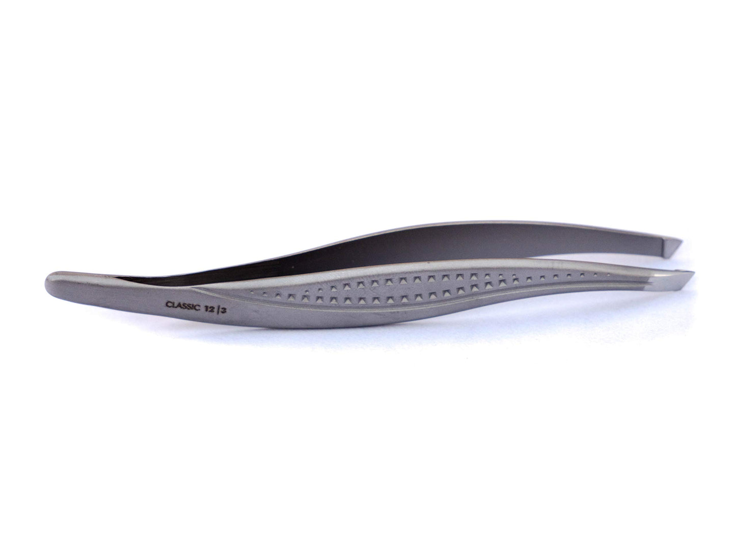 Staleks Classic 12/3 Eyebrow Tweezers (Wide Slant) Best for Plucking Hair, Apply Fake Eyelashes