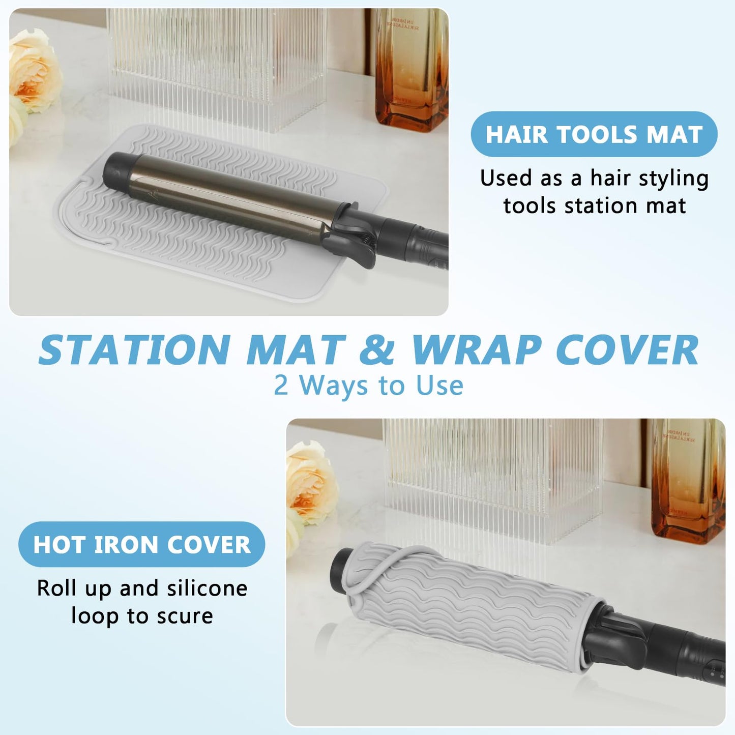 Portable Hot Tools Pad for Curling Iron