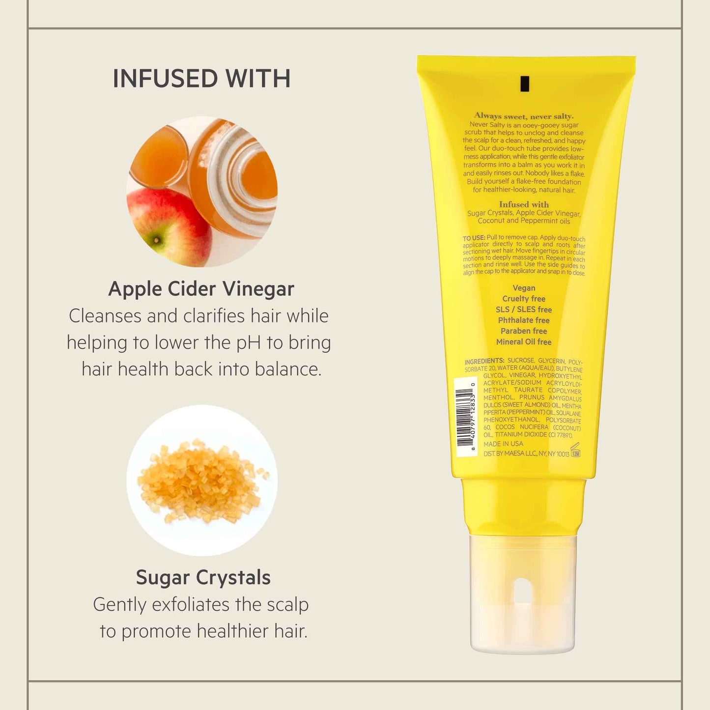 TPH by Taraji Never Salty Sugar Scalp Scrub ? 6.7oz (Pack of 2)