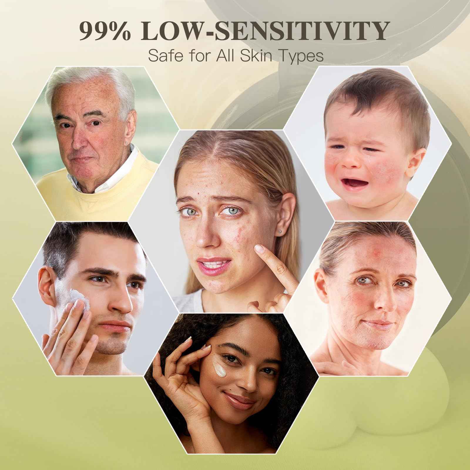 Organic Beef Tallow Honey Balm, Whipped Moisturizer for Face and Body, Grass Fed Beef Tallow for All Skin, Safe Natural Edible Grade Ingredients, Pure Unscented Cream, Day Night Skincare, 5.3 oz