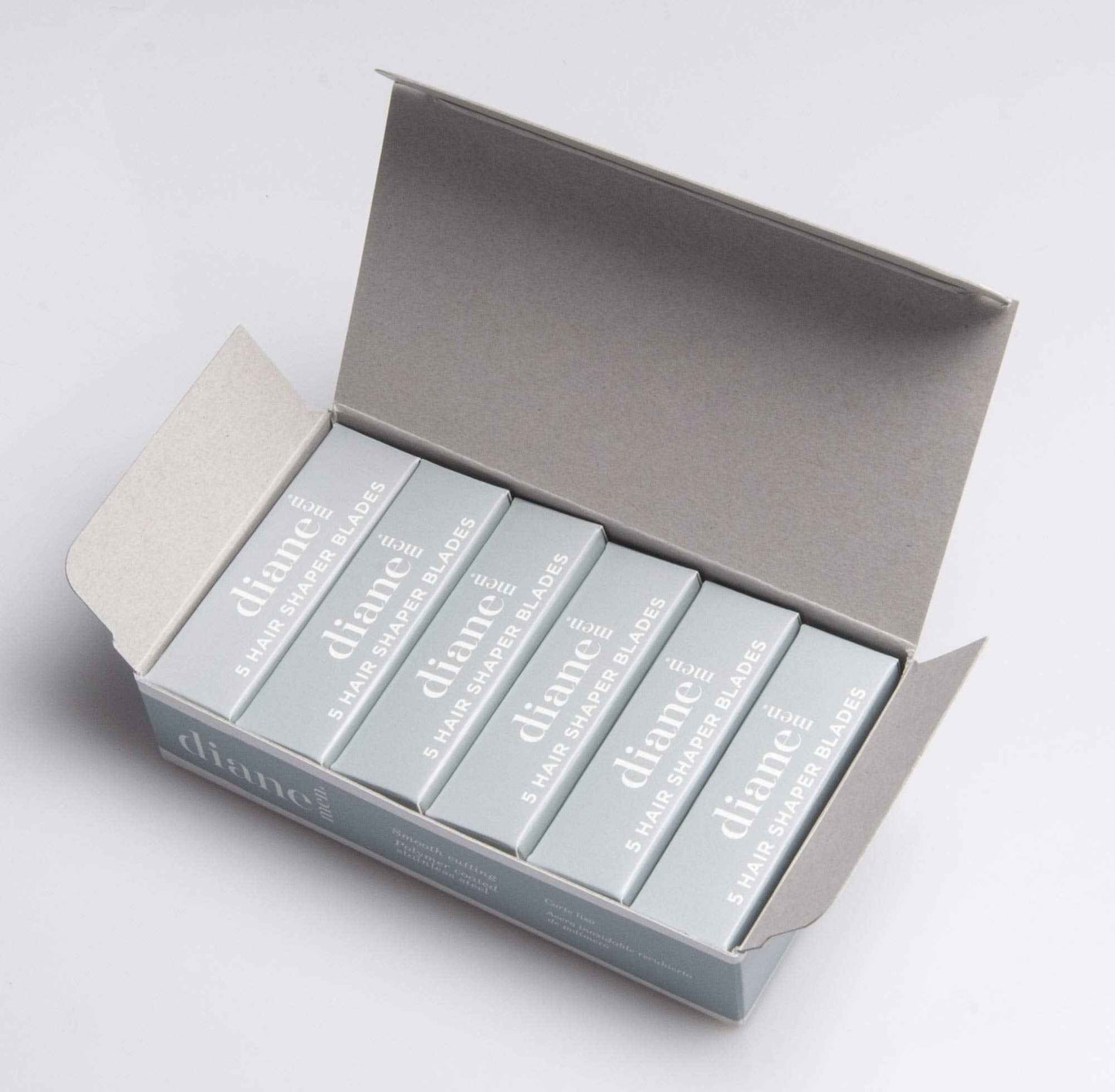 Diane Hair Shaper Razor Blades Made of Polymer Coated Stainless Steel Precise Shaping, Trimming, and Cutting, D22B-60 Count (Pack of 1)