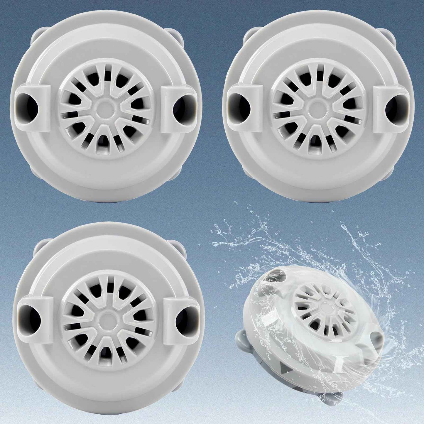 KONOVOLY BF-004 Magnetic Pedicure Pipeless Jets, 4-Pin Pedicure Jet for LURACO BF-004 Pedicure spa Tubs Includes Propeller and Cap 1 Pack