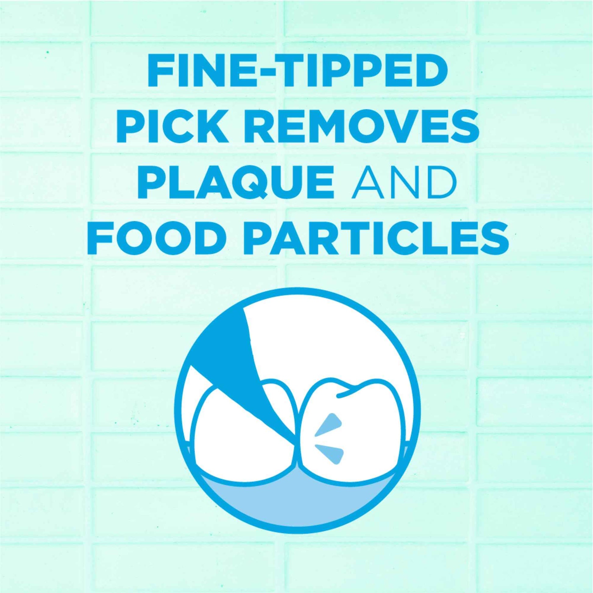 GUM Advanced Care Floss Picks - Dental Flossers for Adults with Vitamin E and Fluoride - Extra Strong Shred-Resistant Dental Floss, Easy Grip Handle, Fresh Mint Flavor, 150 Count (Pack of 4)