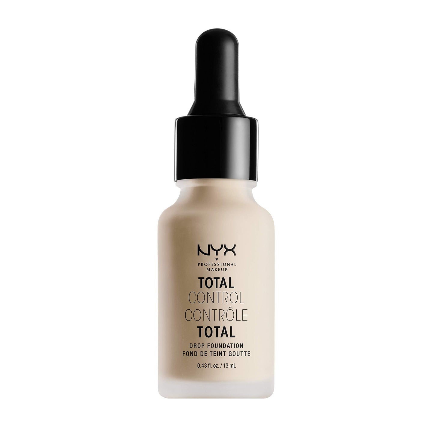 NYX PROFESSIONAL MAKEUP Total Control Drop Foundation - Porcelain, With Pink Undertones