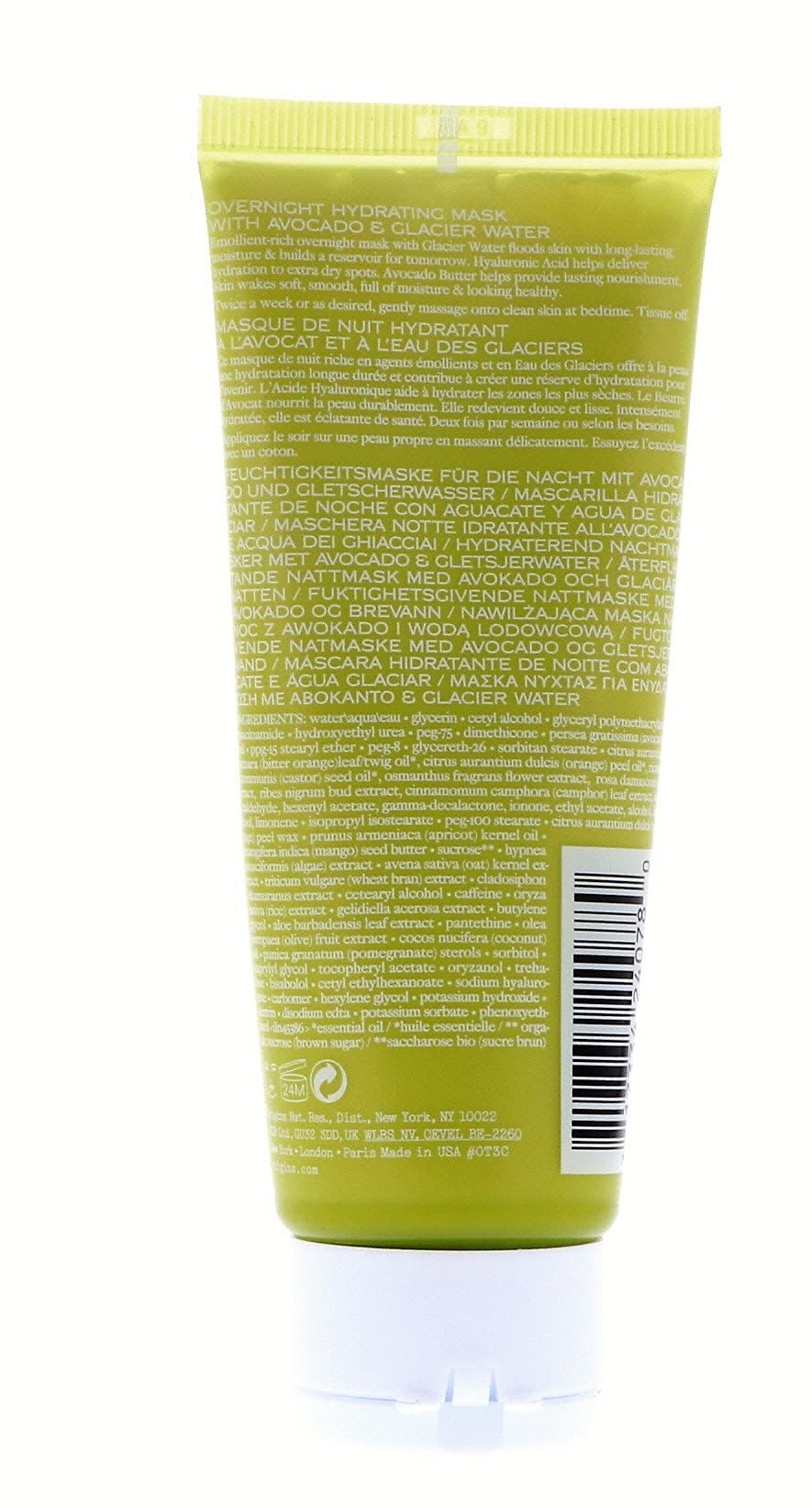 Origins Drink Up Intensive Overnight Hydrating Mask With Avocado & Swiss Glacier Water 2.5 oz