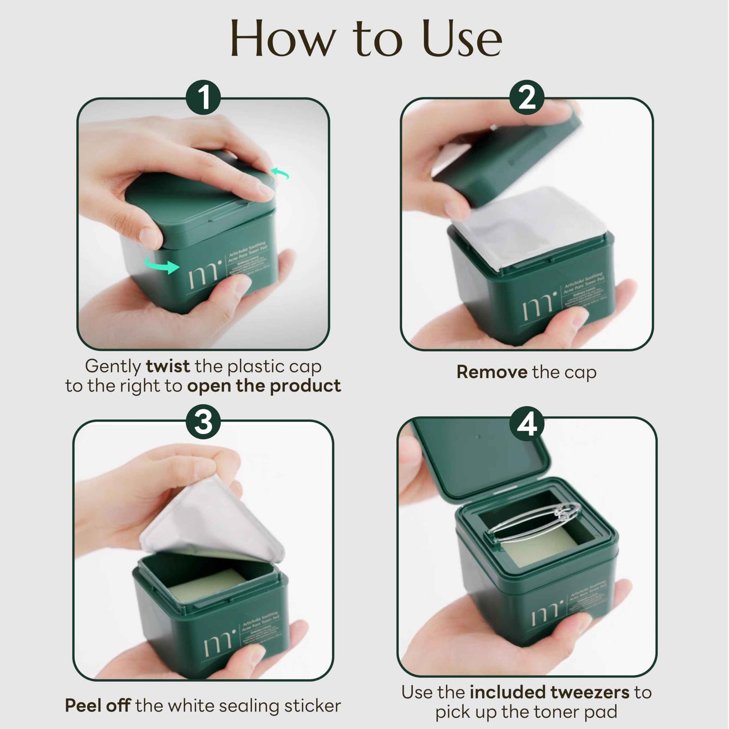 molvany Artichoke Soothing Affect Pore Toner Pad/ASAP Soothe&Calm Skin, Improve Skin Balance Recommended for Sensitive Skin, 70 Pads (160 g / 5.64 oz.)