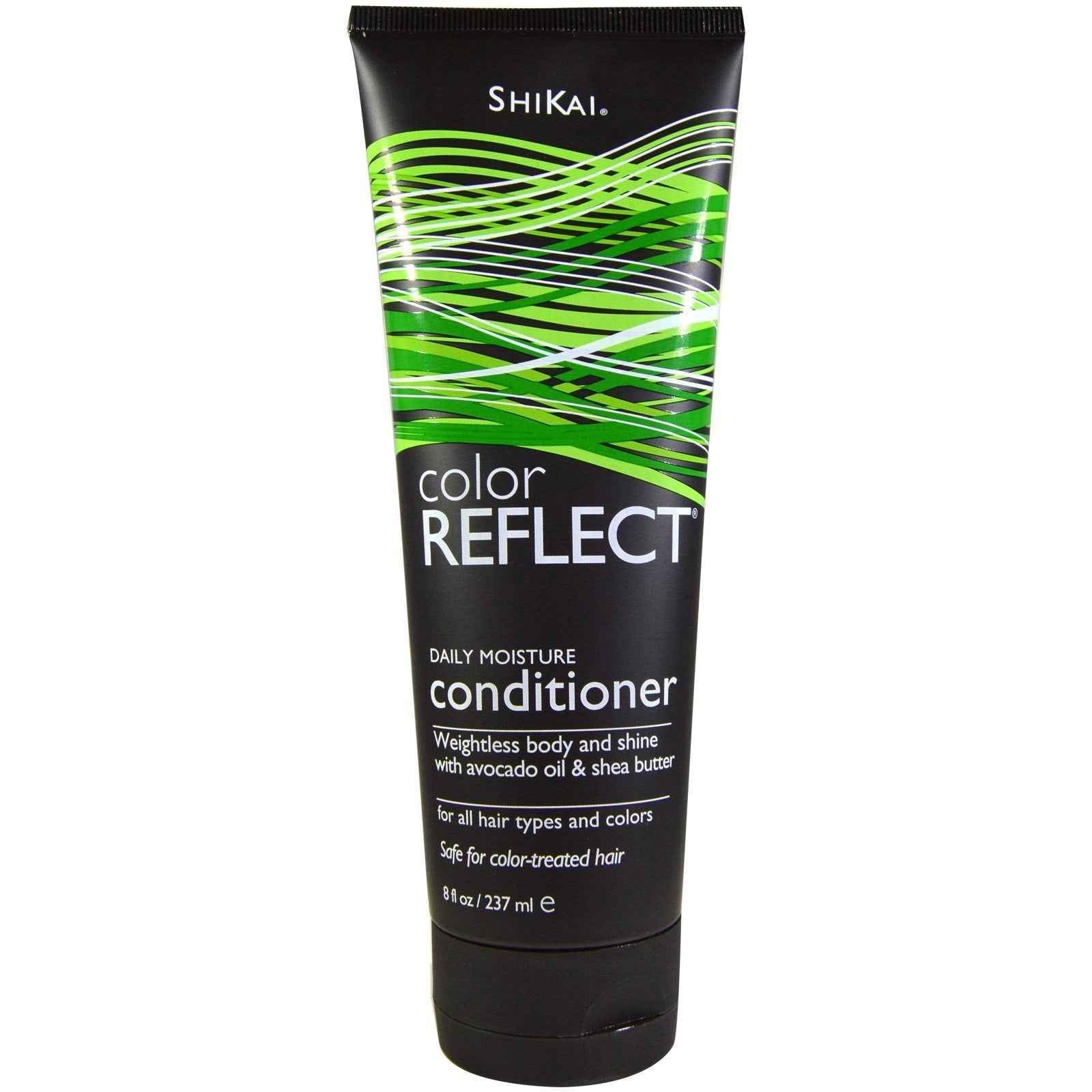 Shikai Color Reflect Platinum Shampoo and Shikai Color Reflect Daily Moisture Conditioner Bundle With Blue Malva, Avocado Oil, Panthenol (Provitamin B5) and Shea Butter, 8 fl. oz. each