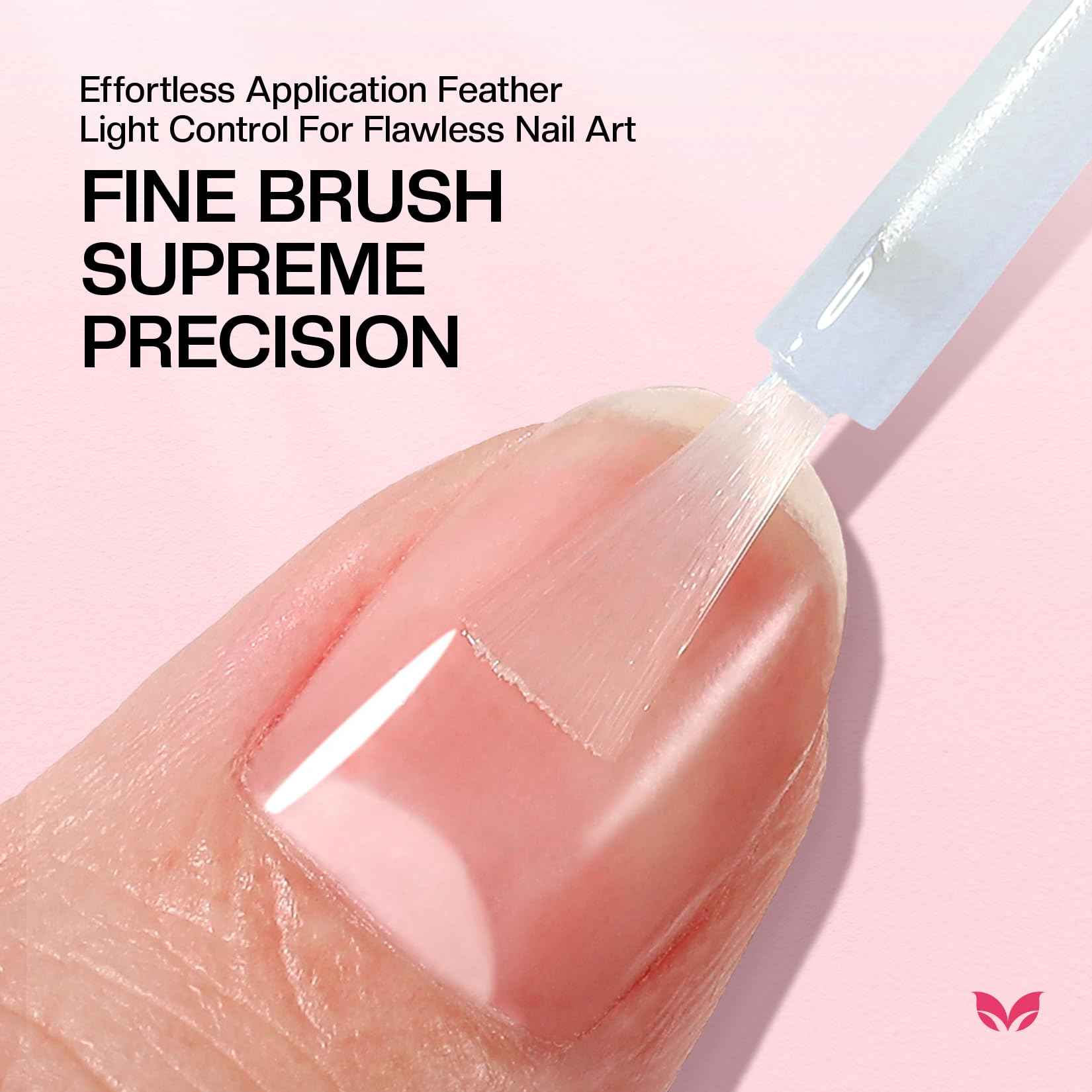 Morovan Super Strong Nail Glue: Nail Glue for Press Ons & Acrylic & Fake Nails Tips Brush on Long-Lasting Fast-Drying No U V Light Needed for Beginners DIY Home or Salon Manicure