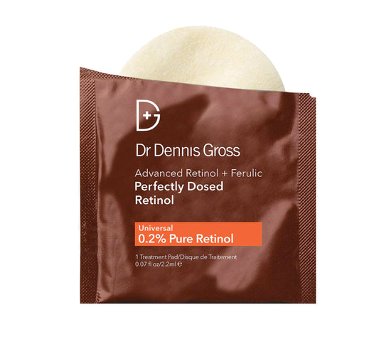 Dr Dennis Gross Advanced Retinol + Ferulic Perfectly Dosed Treatments (Universal 0.2%), 8 Pack