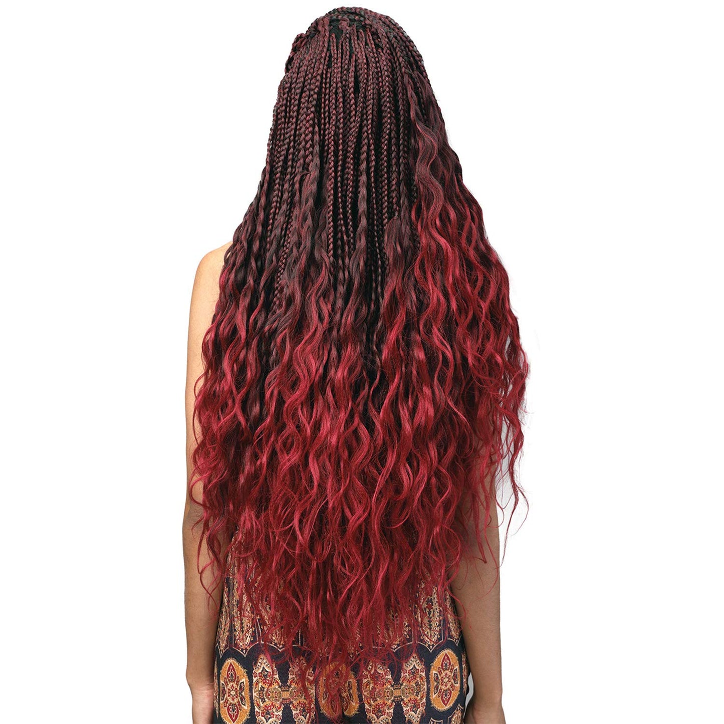 MULTI PACK DEALS! Bobbi Boss Synthetic Hair Braids Pre-Feathered 3X King Tips Body Wave 28" (1-PACK, T4/30)