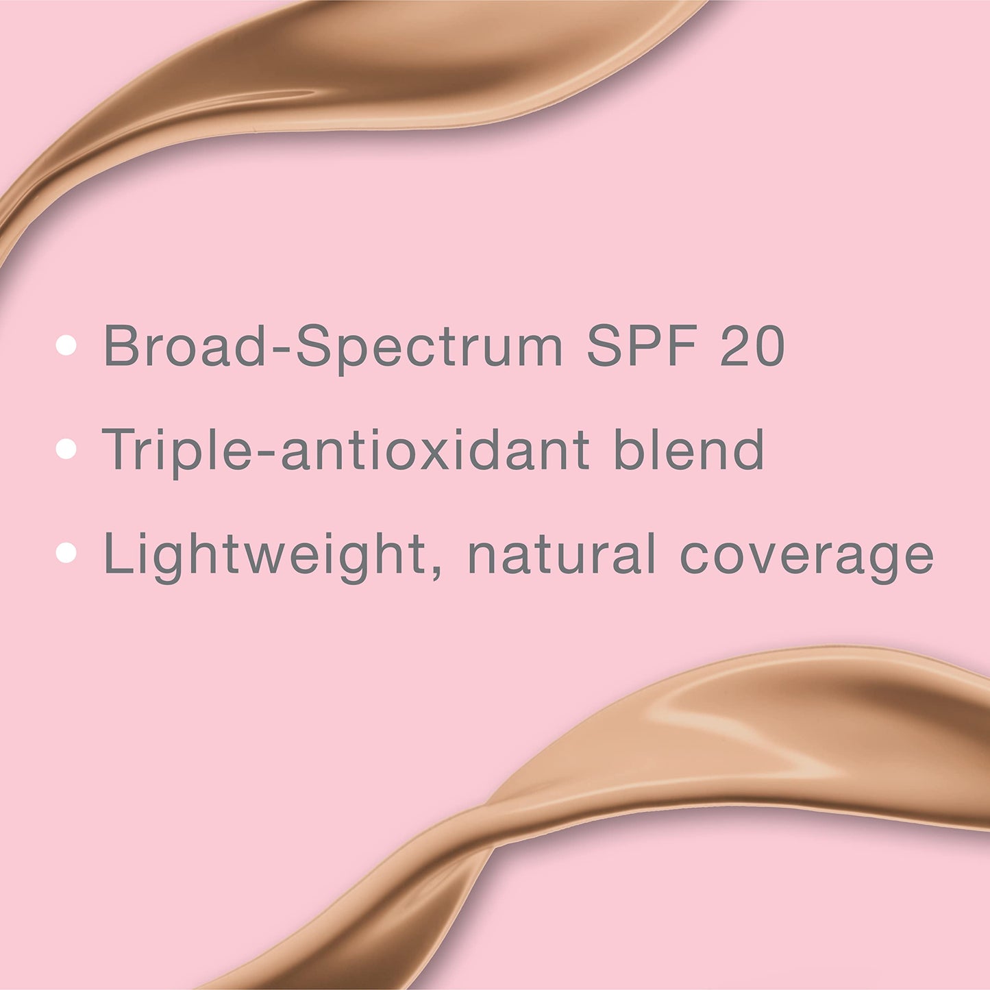 Neutrogena Healthy Skin Liquid Makeup Foundation, Broad Spectrum SPF 20 Sunscreen, Lightweight & Flawless Coverage Foundation with Antioxidant Vitamin E & Feverfew, Natural Beige, 1 fl. oz (Pack of 2)