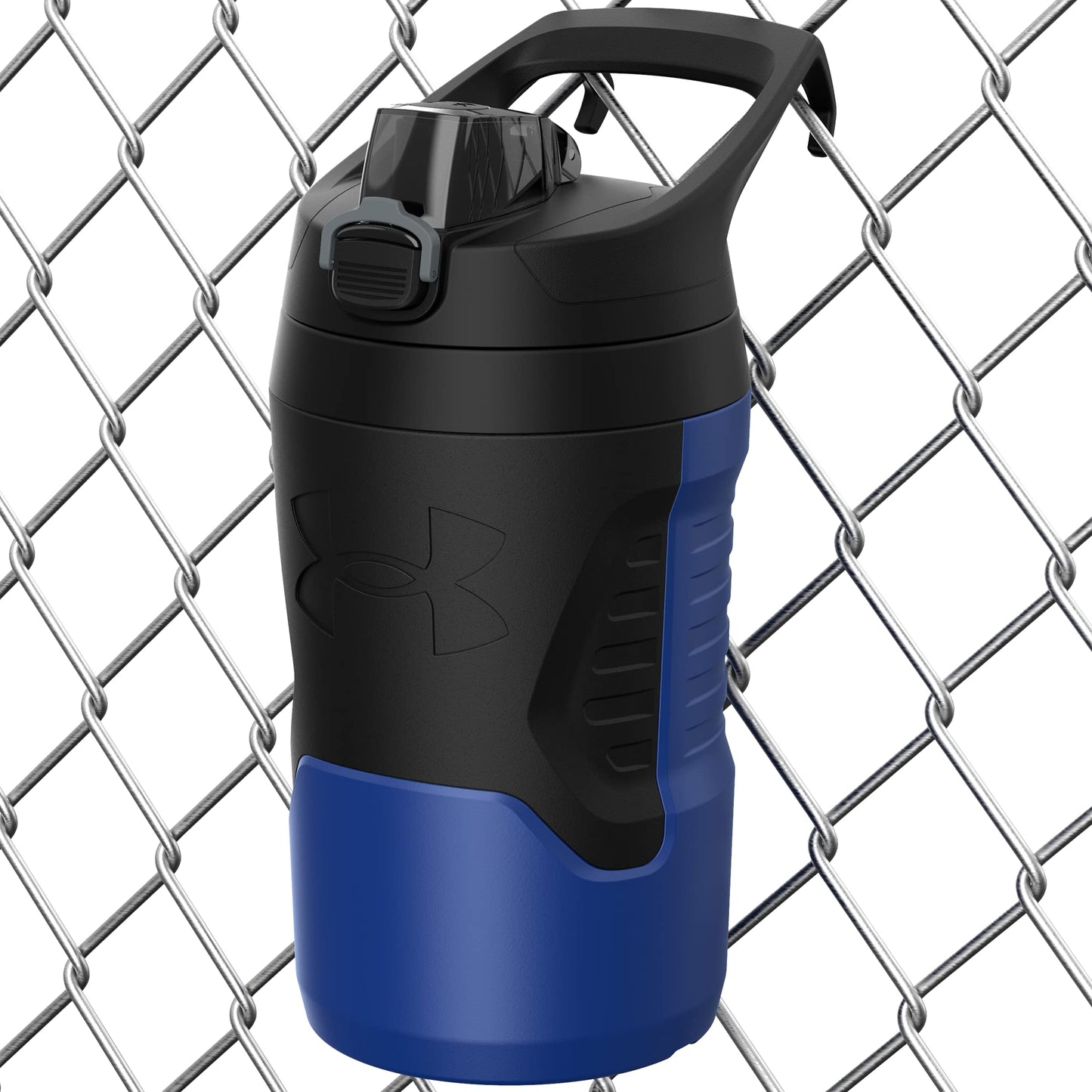 Under Armour Sports Water Jug, 32 oz Insulated Water Bottle w/Handle, Fence Hook, Leak Resistant, Baseball, Football & More