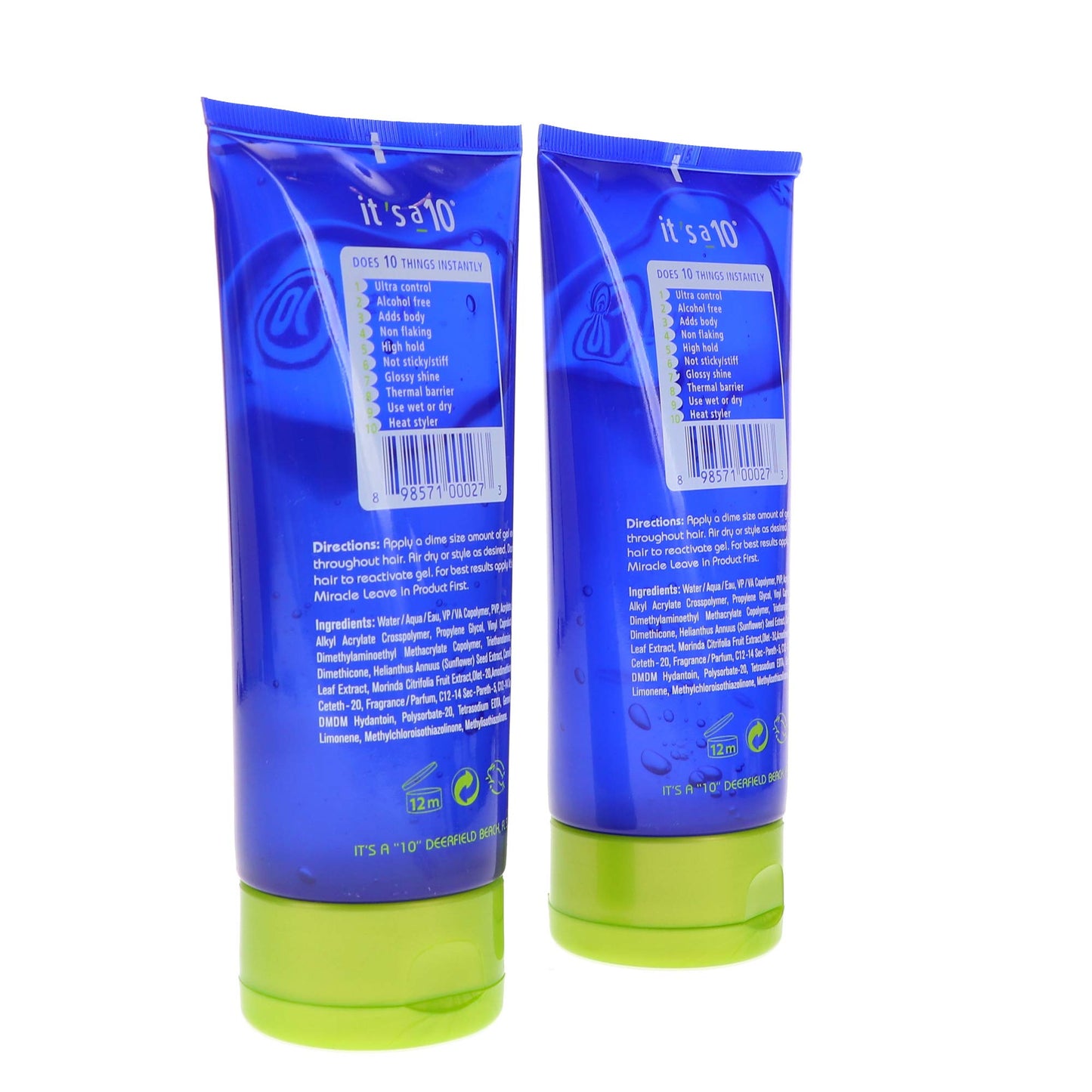 it's a 10 Haircare Miracle Firm Hold Gel, 5 fl. oz. (Pack of 2)