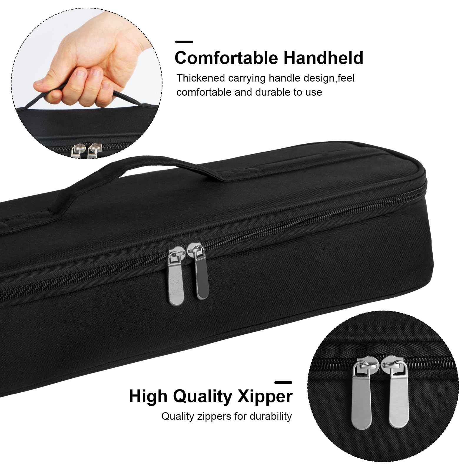 GENCAM Carrying Case Compatible with Dyson Airstrait Straightener, Travel Case for Airstraight, Portable Storage Case for Airstrait/Corrale Hair Straightener (Black)