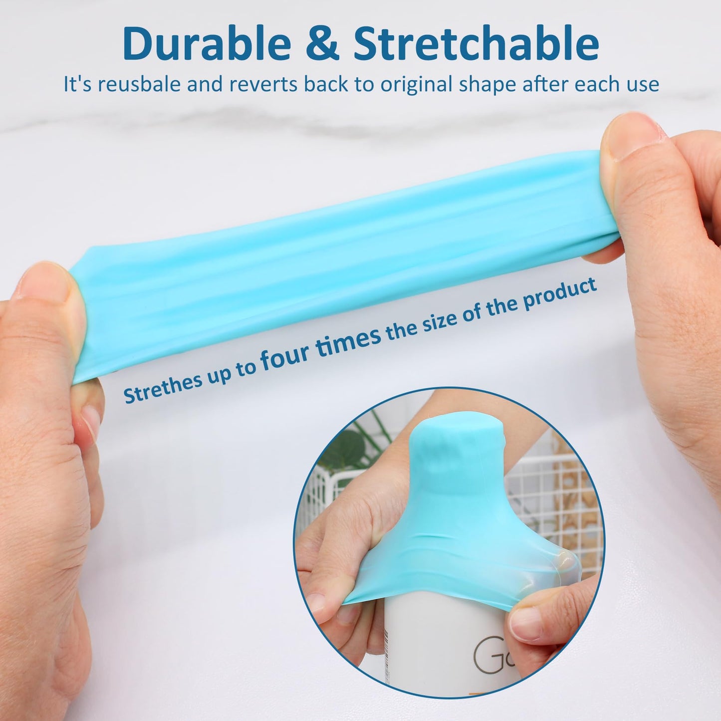 FOROUME 10 Pack Elastic Sleeves for Leak Proofing, Cruise Ship Essentials, Travel Accessories Luggage for Women Men, Travel Essentials Silicone Bottle Covers, Fit Most Travel Size Bottles Toiletries