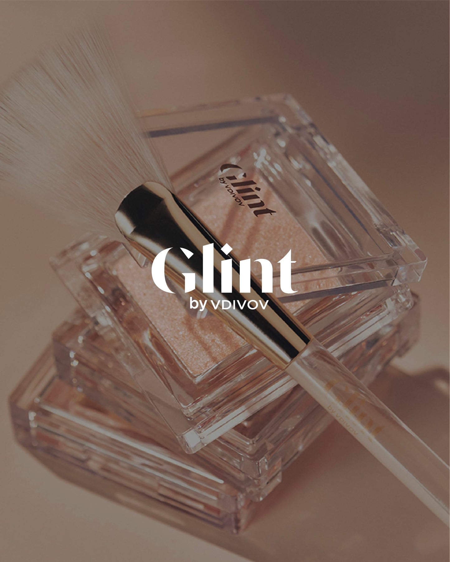 Glint Dewy Highlighter (Diamond Veil, 0.08oz) - Luminous Glow, Infused with Micropearls, Shiny Illuminator. Rich Pigment & Silky Touch, Korean Makeup.