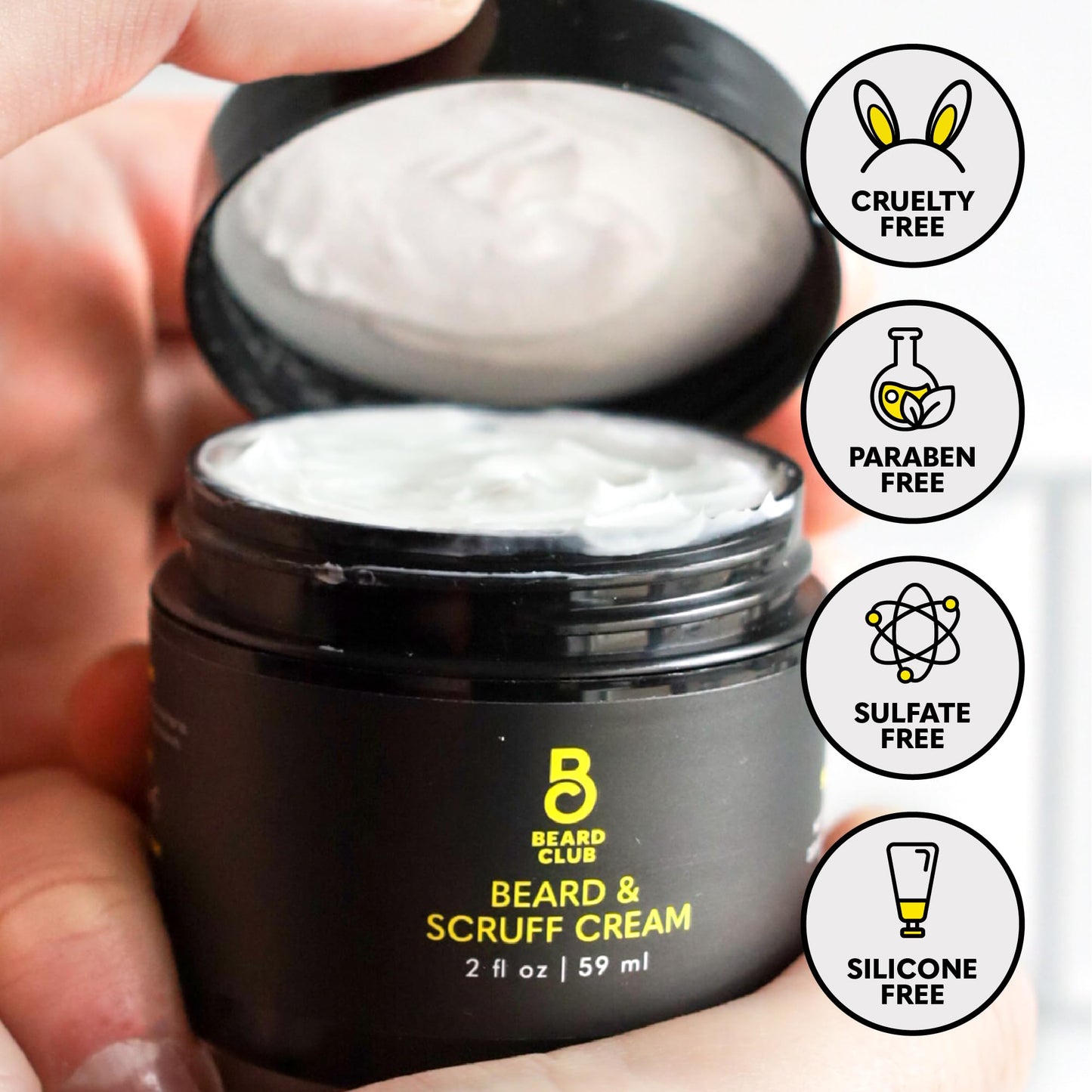 The Beard Club Original Beard Cream - Moisturizing and Hydrating for Healthier Facial Hair & Skin