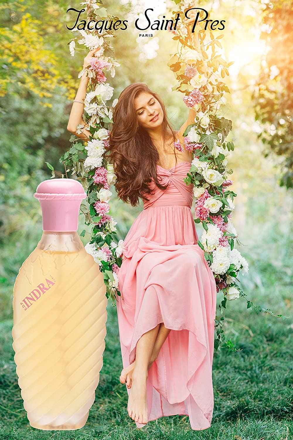 Indra for Women Eau De Parfum Spray 3.4-ounces Plus Indra Deodorant Spray 4 Oz