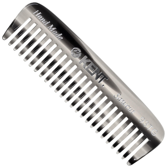 Kent 93T Mini Beard Comb for Men - Wide Tooth Men's Comb, Mustache Comb and Beard Combs ideal for Facial Hair, Small Pocket Sized Travel Comb, Mini Comb Detangle Comb for Beard Detangling Comb