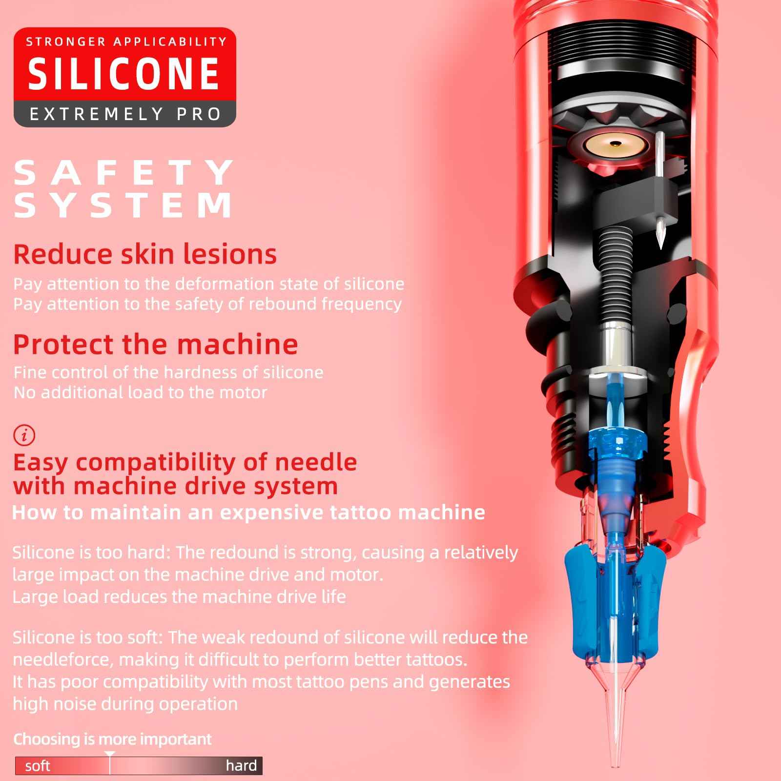 Poseidon 50Pcs Tattoo Cartridge Needles Assorted Mixed Size Round Liner Shader Magnum Curved/Round Mag # 12 Standard 3RL 5RL 7RL 9RL 5RS 7RS 9RS 7RM 9RM 9M1 Disposable Membrane for Tattoo Pen